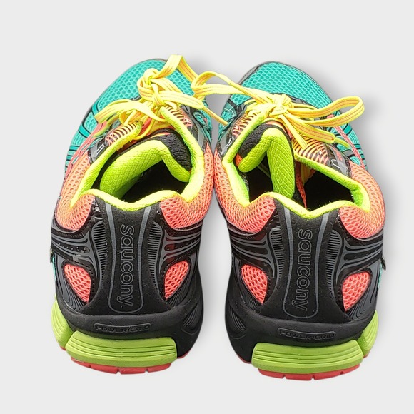 Saucony Womens Ride 6 Athletic Running Shoes Sz 11 Multicolored Activewear - Picture 2 of 12